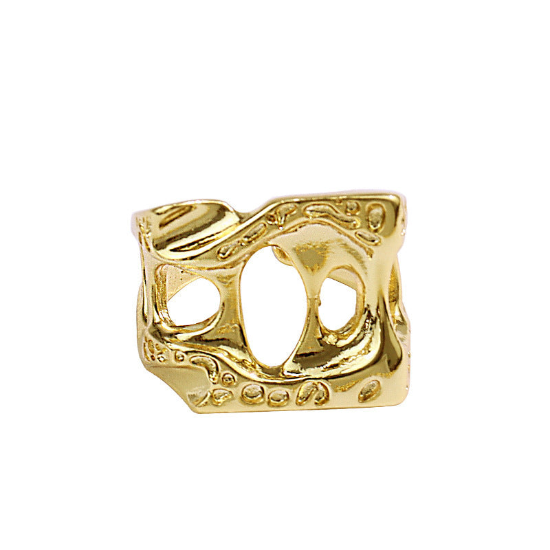 Adjustable Silver Plated Ring For Women And Girls Open Ring Fashion Jewelry Trendy Niche Accessory Daily Wear Gift