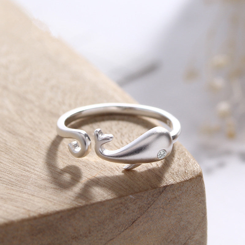 Womens Adjustable Animal Ring Copper Gold Plated Inlaid Gems Zodiac Silver Jewelry Gift For Women Everyday Wear