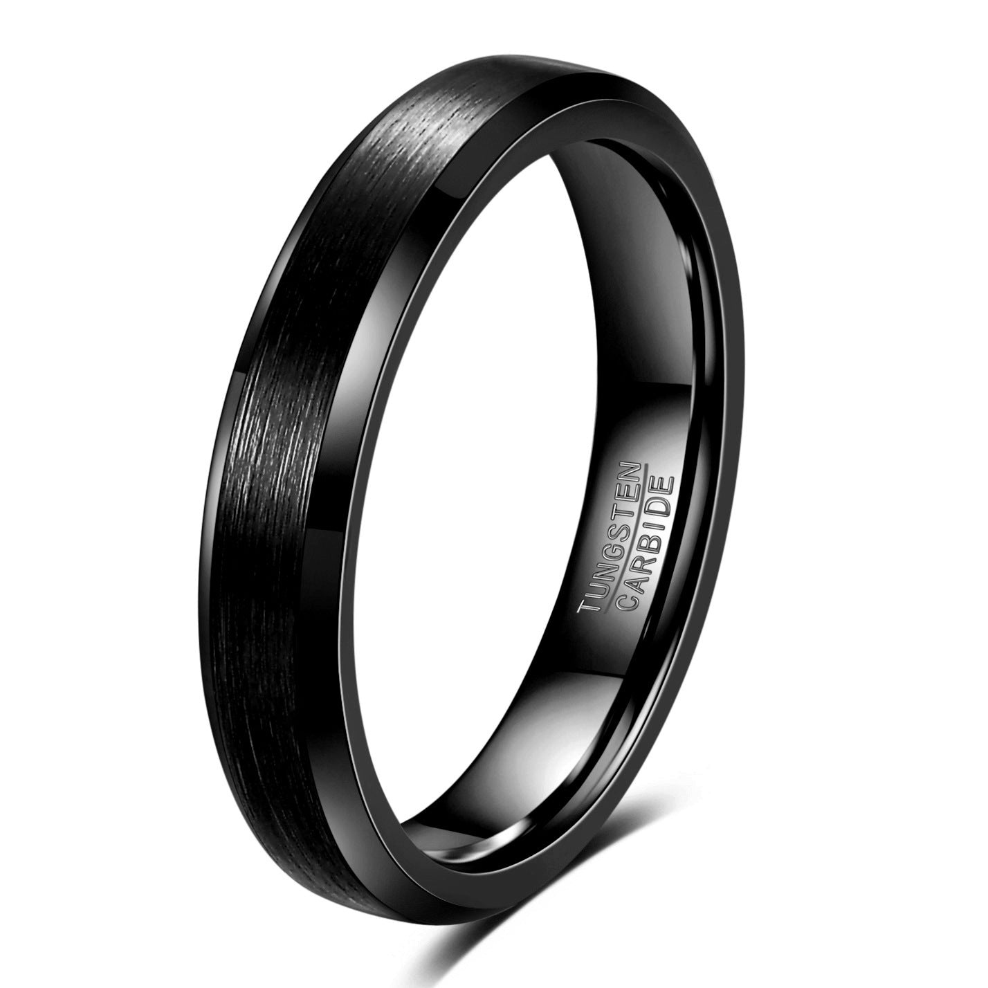 Unisex Stainless Steel Ring Band Electroplated Fashion Jewelry Round Geometry Ring For Men And Women Lovers XL