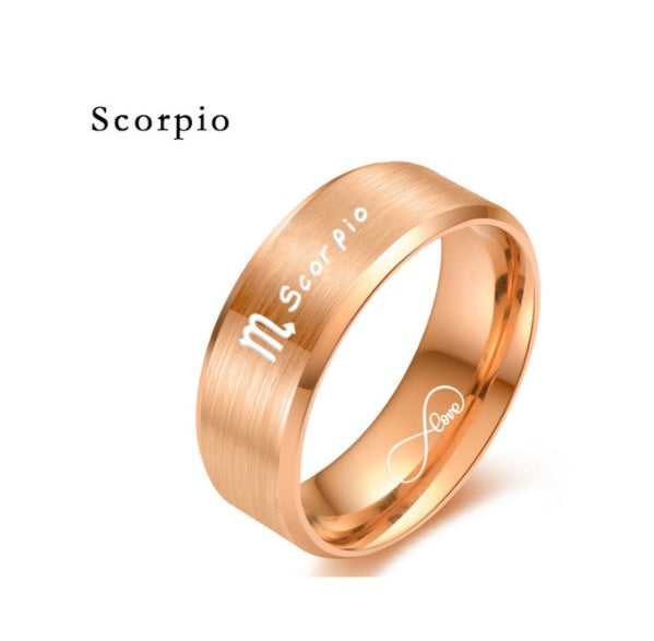 Couple Rings Stainless Steel Titanium Look For Men And Women European Design Anniversary Promise Ring Set For Couples