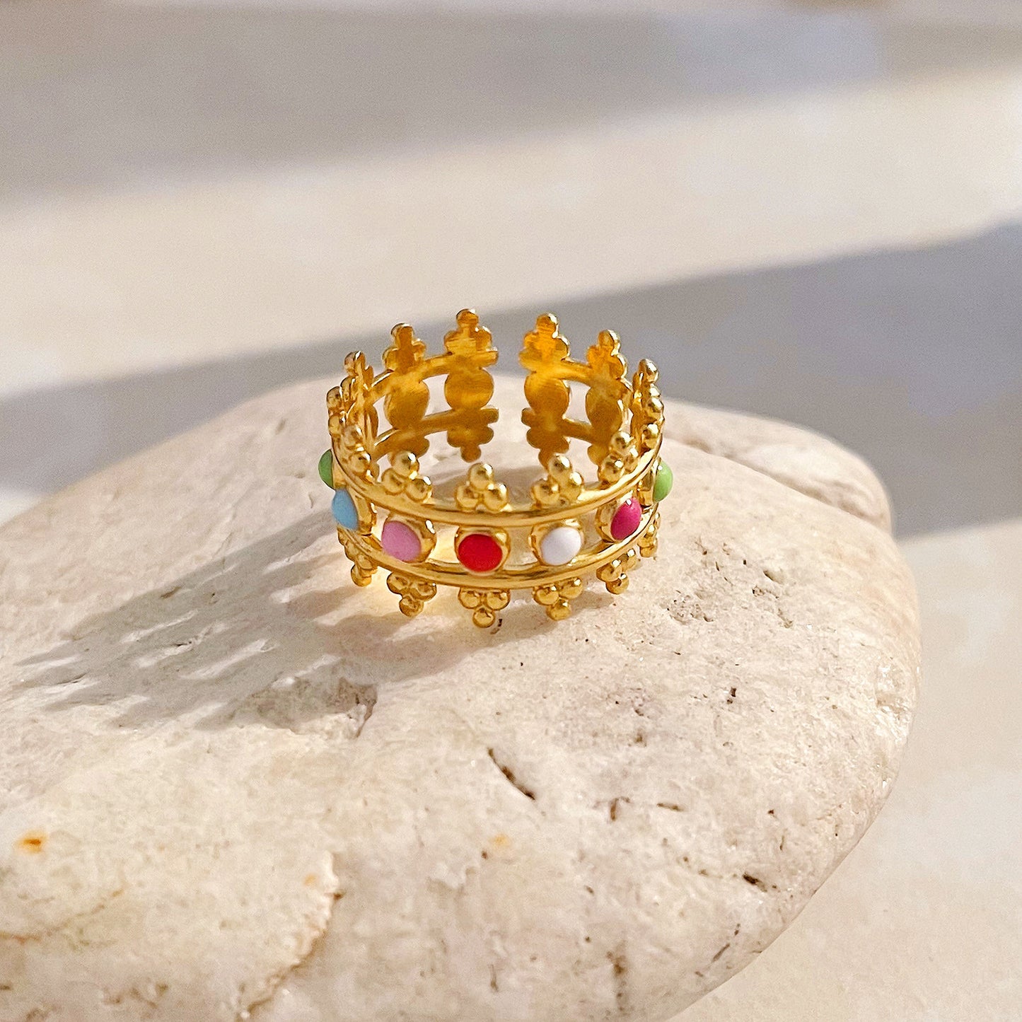 Adjustable Stainless Steel Ring For Men Women Unisex Fashion Jewelry Durable European Style Accessory Open Fit