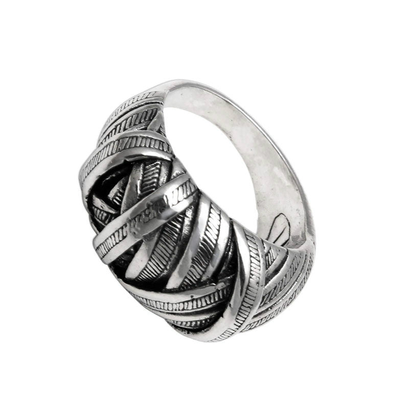Women Alloy Finger Ring Electroplated Retro Fashion Jewelry