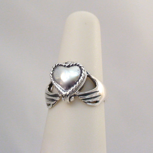 Heart Shape Ring Copper Plated Silver Jewelry For Women And Girls Valentines Gift Elegant Fashion Accessory For Wear