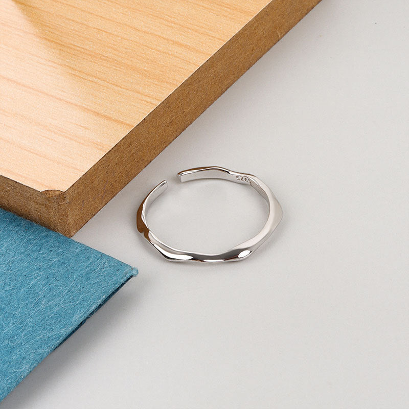 Geometric Copper Electroplated Ring For Women Fashion Jewelry Festival Wear Individually Packaged Ideal Gift Set