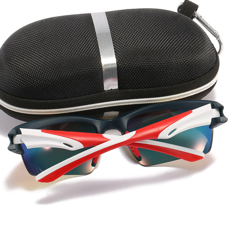 Mens Polarized Sports Sunglasses UV400 Protection Strong Frame PC Lens Driving Glasses Fishing Glasses For Big