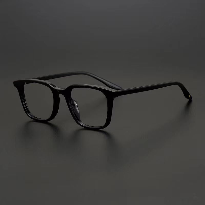 Mens Retro Anti Blue Light Glasses Full Rim Frame Eyeglasses Plain Lens Frosted Box Design Fashion New Fashion