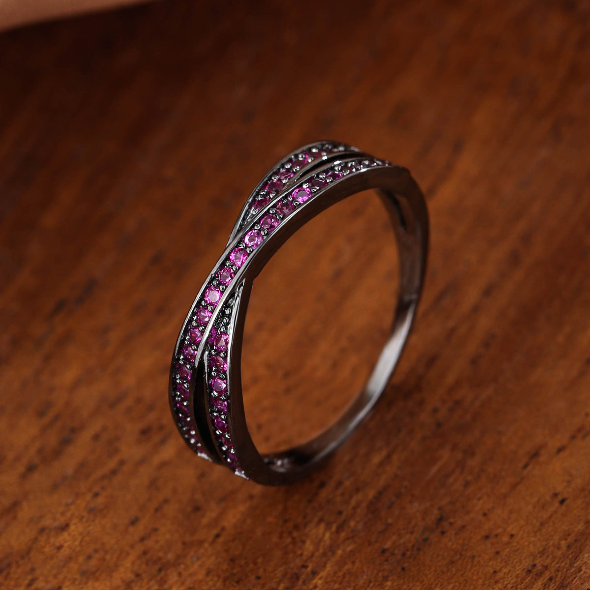 Womens X Shaped Copper Ring Electroplated Simple Elegant Accessory Fashion Jewelry Ring Size 5 To 13 Style Now