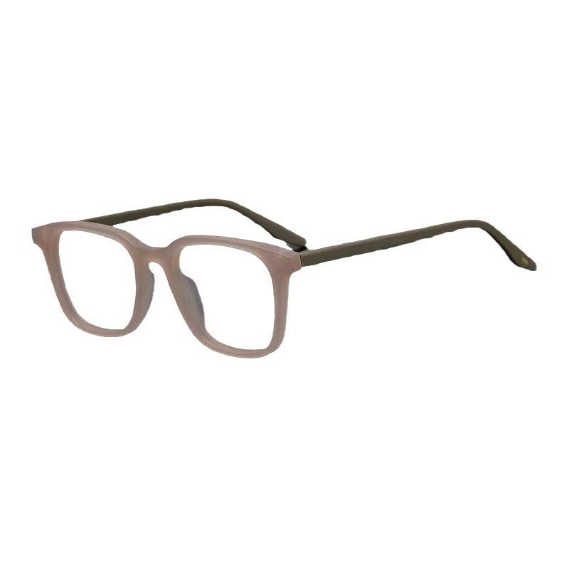 Mens Retro Anti Blue Light Glasses Full Rim Frame Eyeglasses Plain Lens Frosted Box Design Fashion New Fashion