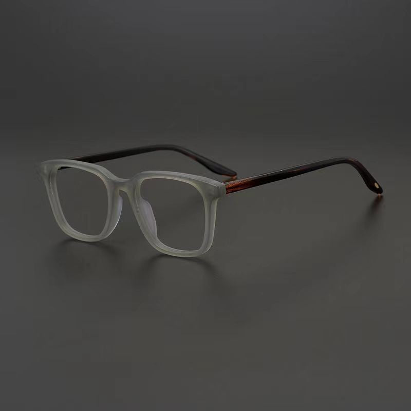 Mens Retro Anti Blue Light Glasses Full Rim Frame Eyeglasses Plain Lens Frosted Box Design Fashion New Fashion