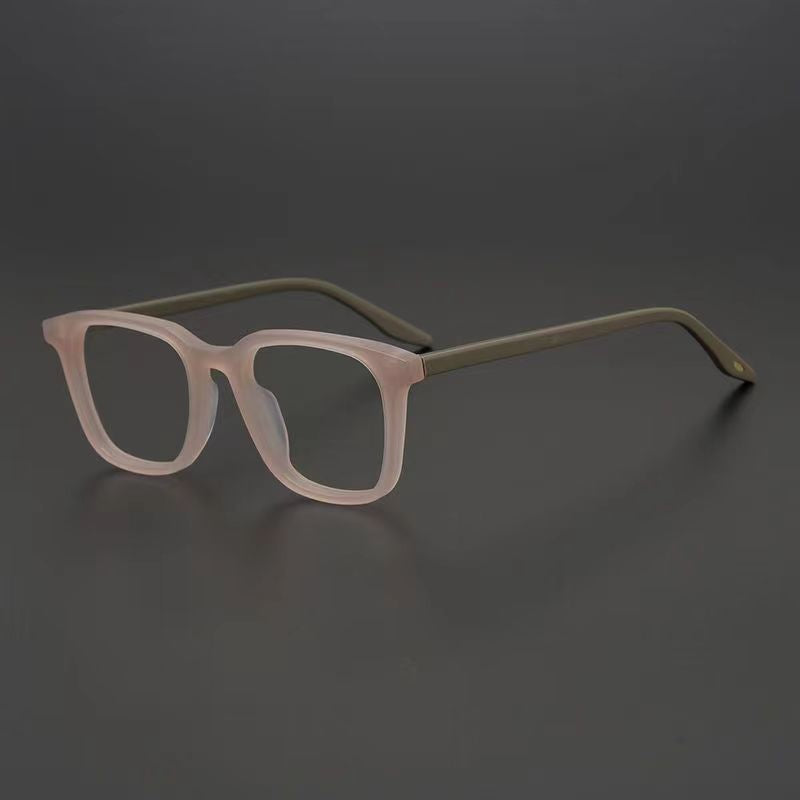 Mens Retro Anti Blue Light Glasses Full Rim Frame Eyeglasses Plain Lens Frosted Box Design Fashion New Fashion