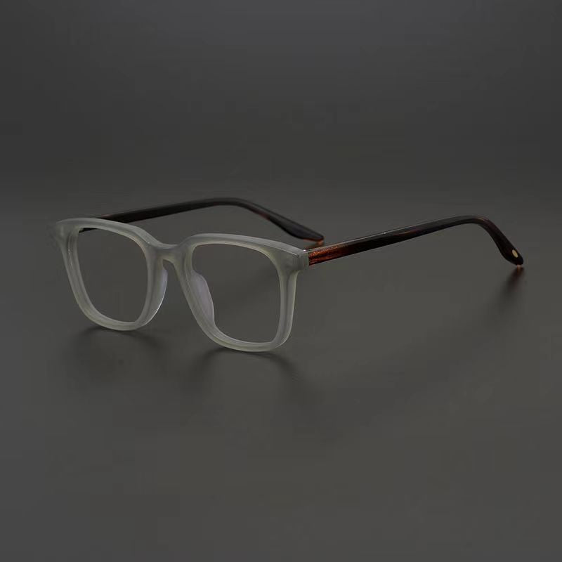 Mens Retro Anti Blue Light Glasses Full Rim Frame Eyeglasses Plain Lens Frosted Box Design Fashion New Fashion