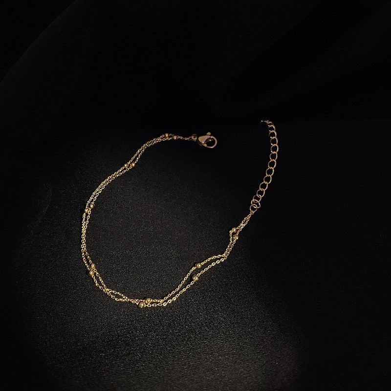 Women Titanium Steel Bracelet Electroplated Fashion Jewelry Beautiful Design Ladies Bangle Gift For Her Shines