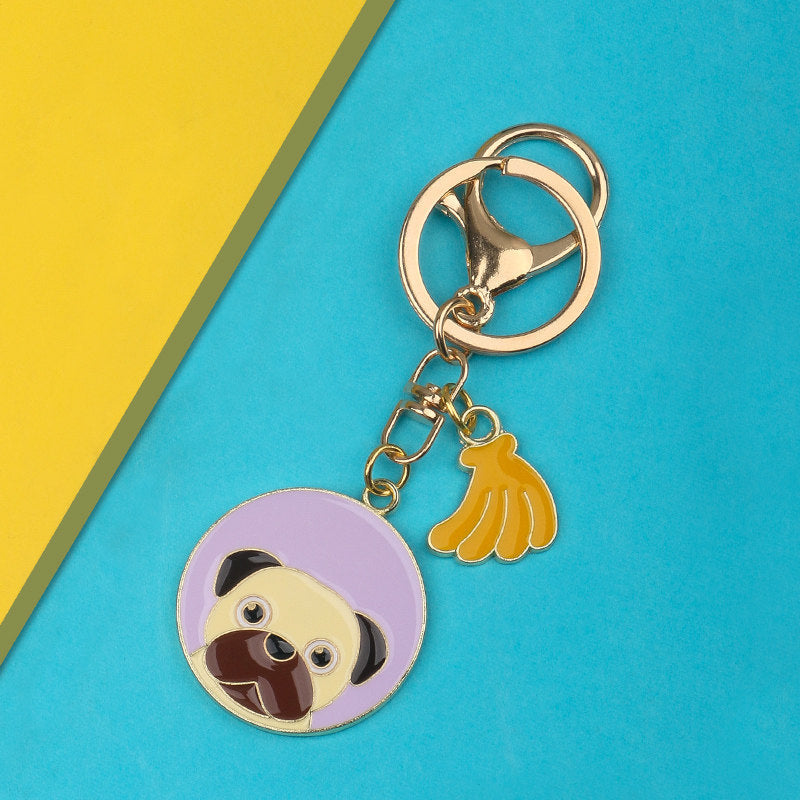 Metal Dog Breed Keychain Set Featuring Shiba Inu Schnauzer Shar Pei Falcon Durable Metal Keychain For Dog Lovers