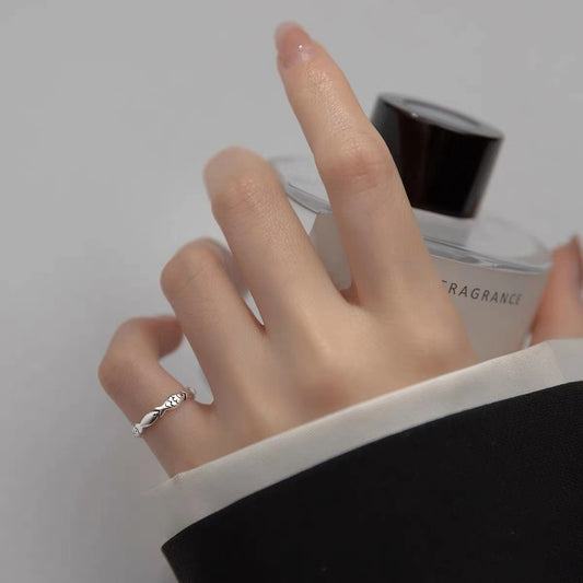 Womens Adjustable Open Ring Bracelet Thai Silver Plated Copper Carp Animal Zodiac Design Retro Ring Affordable