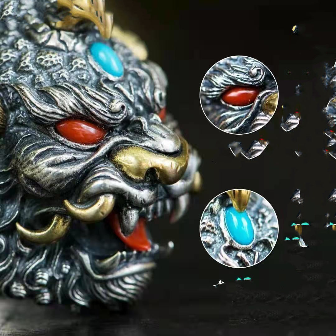 Unisex Geometric Ring Men Women Retro Geometric Adjustable Opening Band Gift Fashion Jewelry Personalized Ring