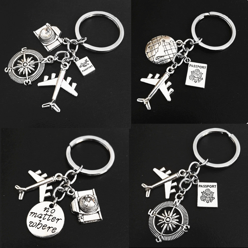 Graduation Keychain Gift Heart Shaped Metal Alloy Keychain Accessory Europe And America Unisex Pendant Pendant