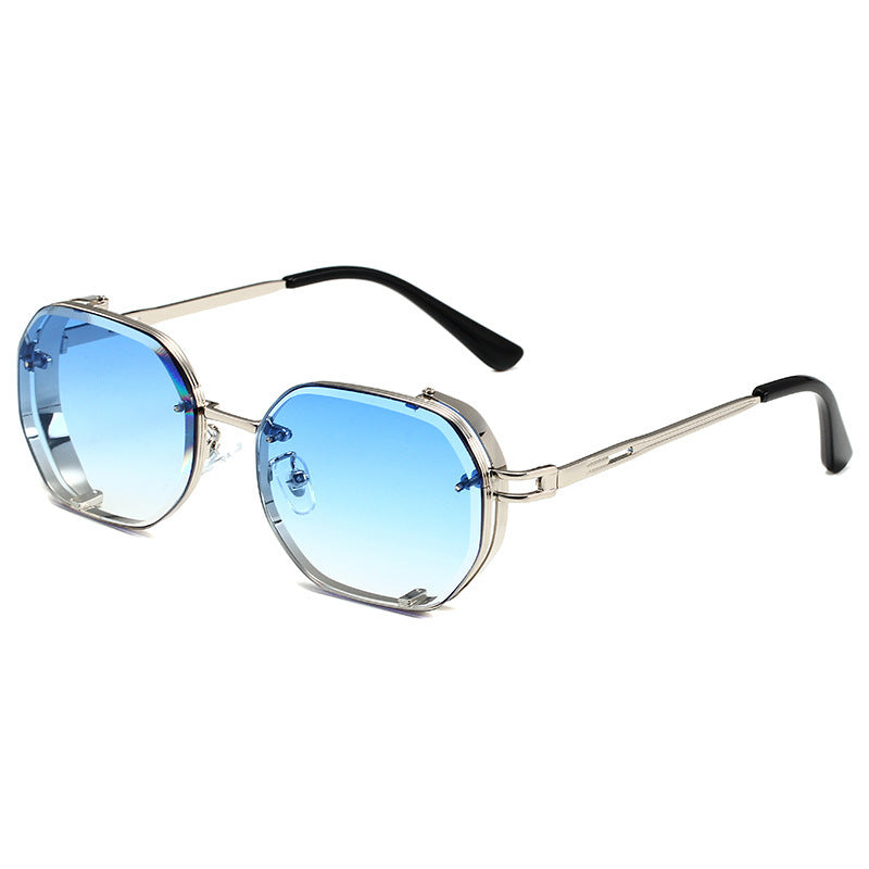 Mens Square Sunglasses Metal Frame Driving Glasses Outdoor Sports Eyewear Fashionable Durable PC Lens In Color Variant