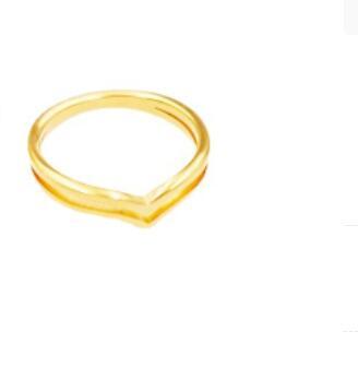 Unisex Titanium Steel Ring Irregular Wave Design Heart Glossy Electroplated Finish Band Ring for Men and Women Fashion Jewelry Statement Ring