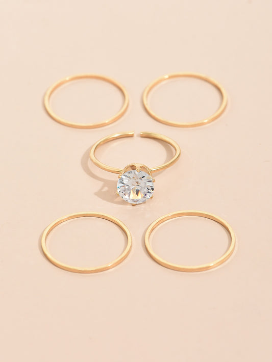 Womens Fashion Ring New Design Zinc Alloy Rings Beautiful Appearance Trendy Accessory Chic For Women Must Have