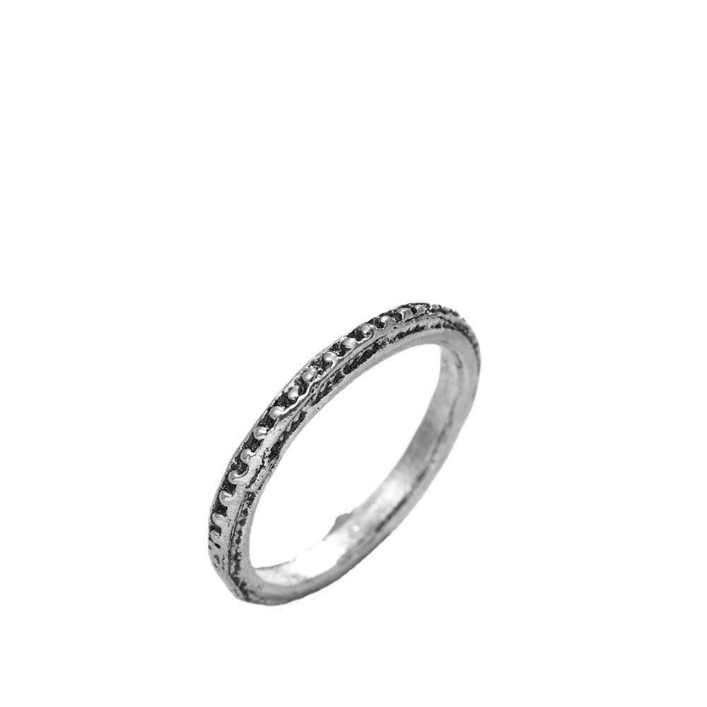 Dragon Tortoise Tail Ring Unique Geometric Alloy Statement Ring for Women and Men Unisex Electroplated New Design