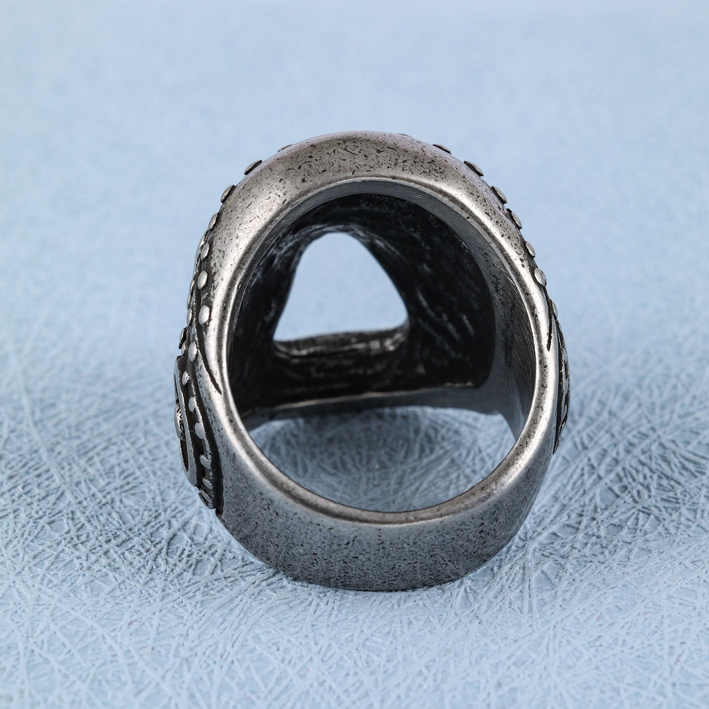 Vintage Accessories Skull Mask Stainless Steel Punk Men's Ring