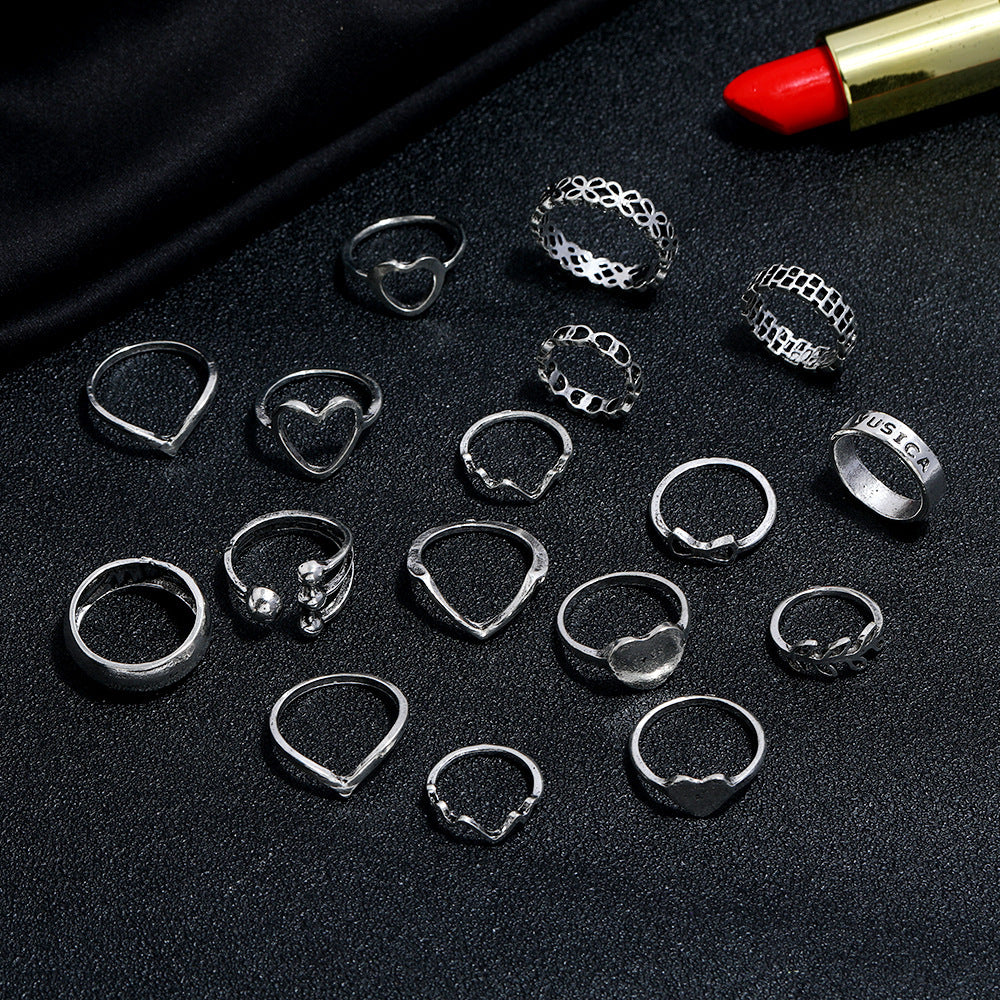 Womens Fashion Ring Plus Bracelet Sets Alloy Rings Stylish Accessory With Everyday Wear Plus Special Occasions