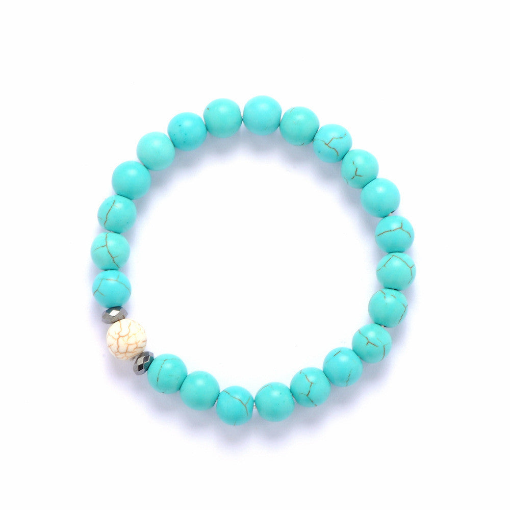 Agate Bracelet 8mm Beads Black Iron Totem Religious Jewelry Gift For Lovers And Trusted Keepsake For Special Moments