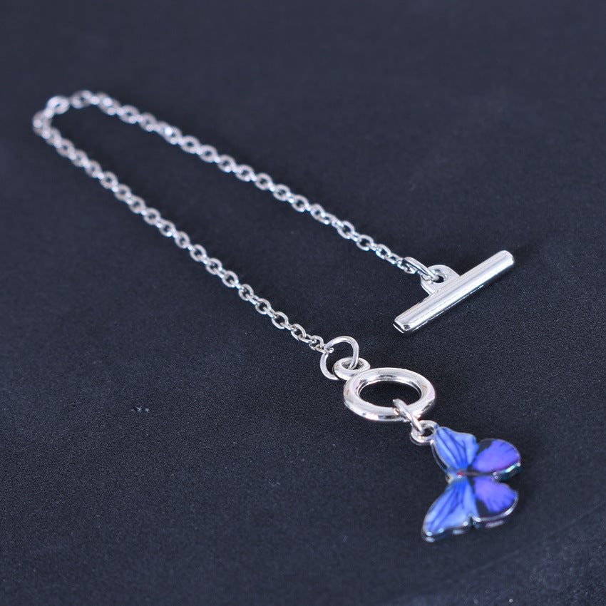 Butterfly Insect Design Alloy Buckle Bracelet For Women Electroplated European Fashion Jewelry Charm Adjustable