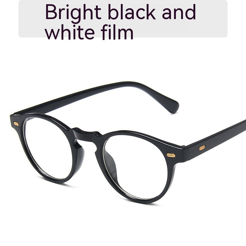 Mens Small Frame Retro Sunglasses For Travel Fashion And Party Hip Hop Rivet Eyewear With Point Rivets Distinctive Look