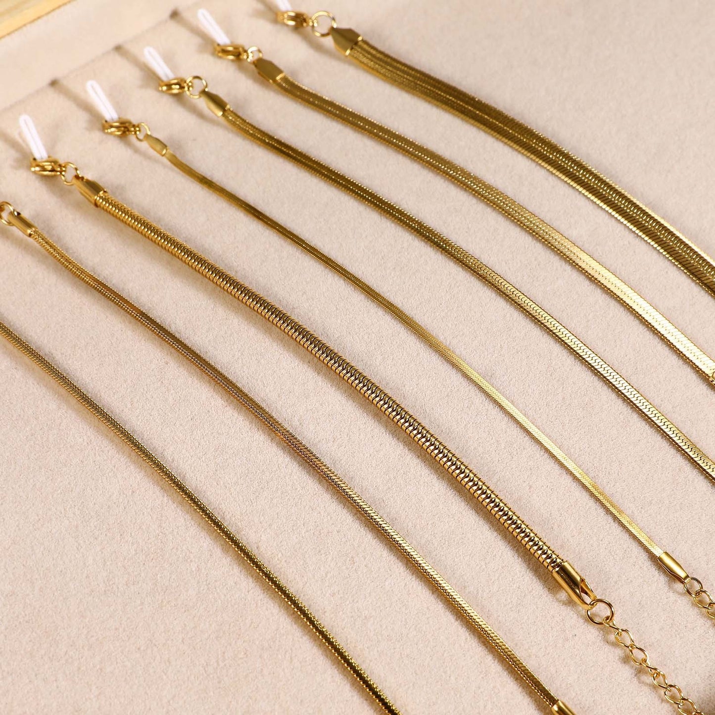 Womens Stainless Steel Bracelet 18K Gold Plated Chain Elegant Durable Jewelry Gift For Her Stainless Blade Pro