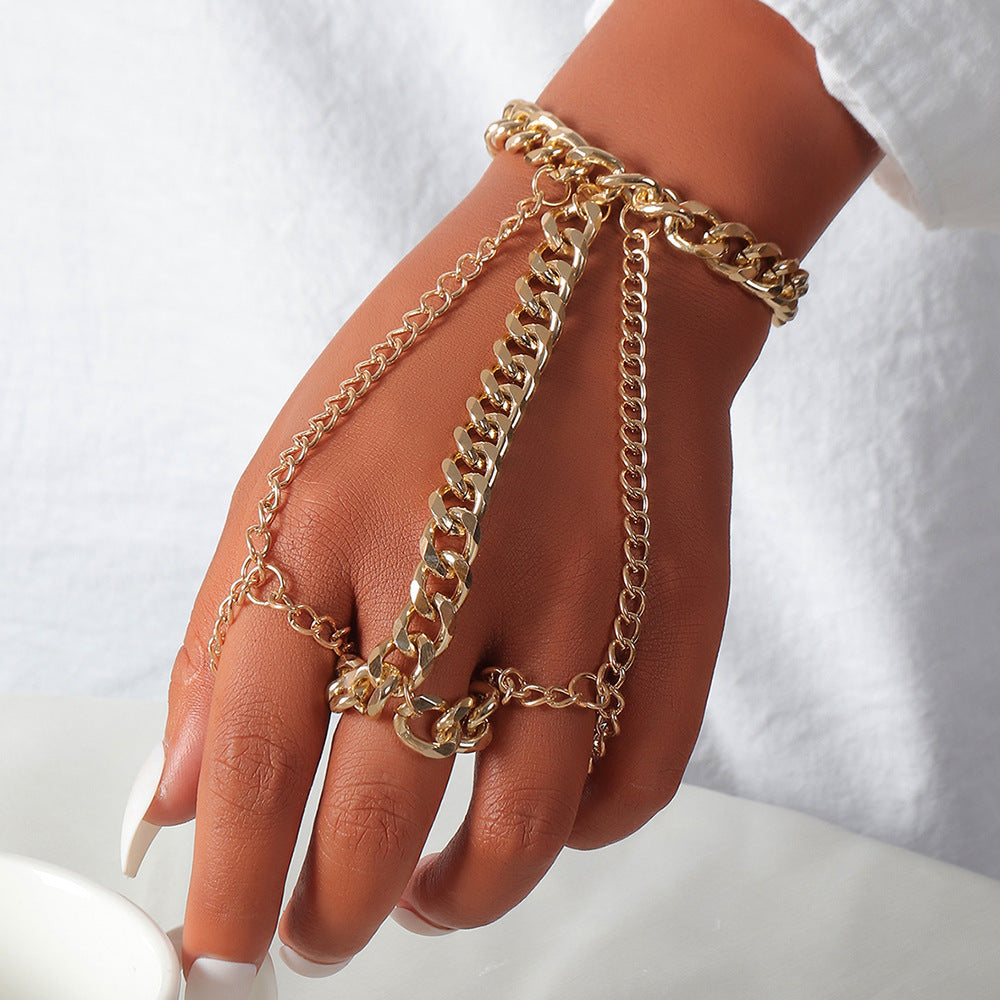 Womens Alloy Chain Bracelet Jewelry Electroplated Fashion