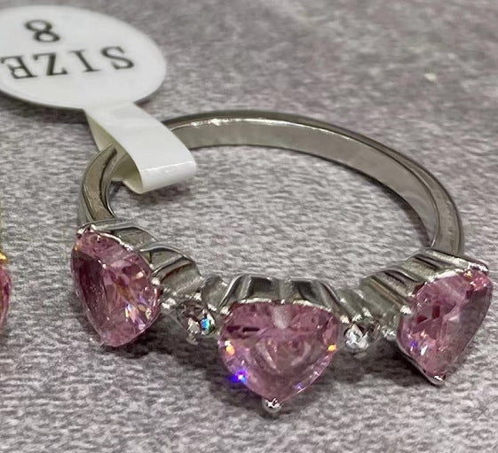 Unisex Titanium Steel Love Ring Electroplated Light Luxury Jewelry Unique Design Gift For Couples Gift Idea Now