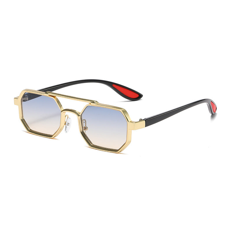 Large Frame Sunglasses Style Eyewear Non Polarized UV400 Protection Full Frame Metal Unisex Casual Sun Glasses
