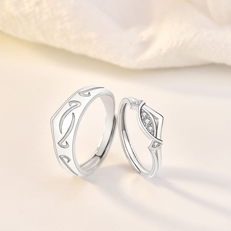 Adjustable Silver Geometric Candy Ring With Zircon Inlay For Women Elegant Gift Gift For Women Who Love Styles