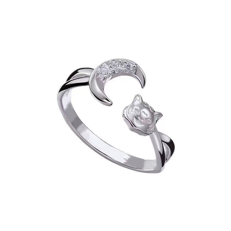 Unisex Copper Adjustable Ring Ornament For Anime Fans Jewelry Irregular Design Gift Idea Secondary Element Ring