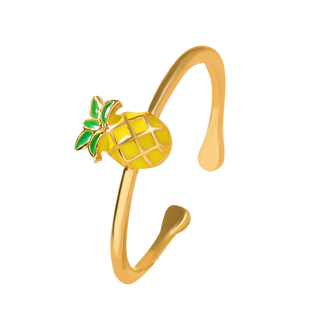 Copper Knuckle Ring for Women Electroplated Fashion Jewelry