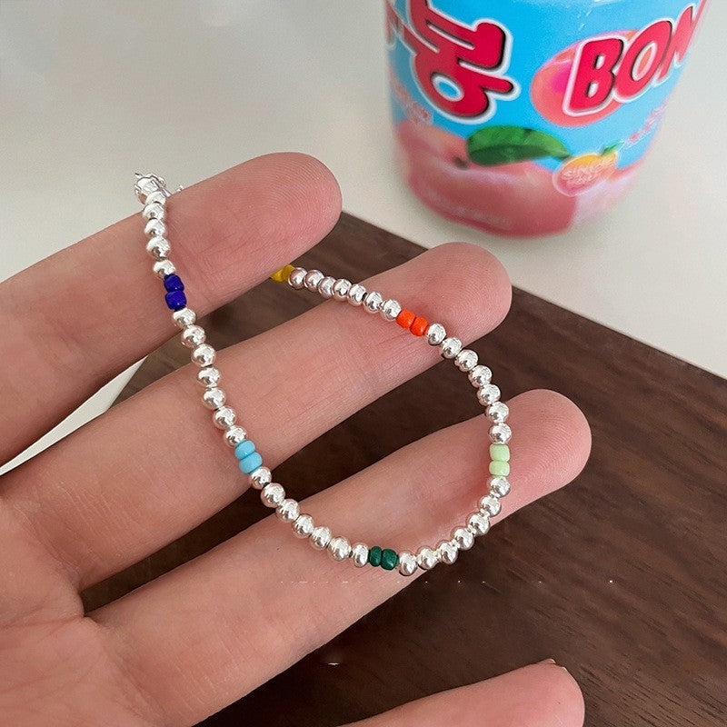 Women Electroplated Bracelet With Artificial Crystal Chic Design Fashionable Bangle Jewelry For Women And Girls