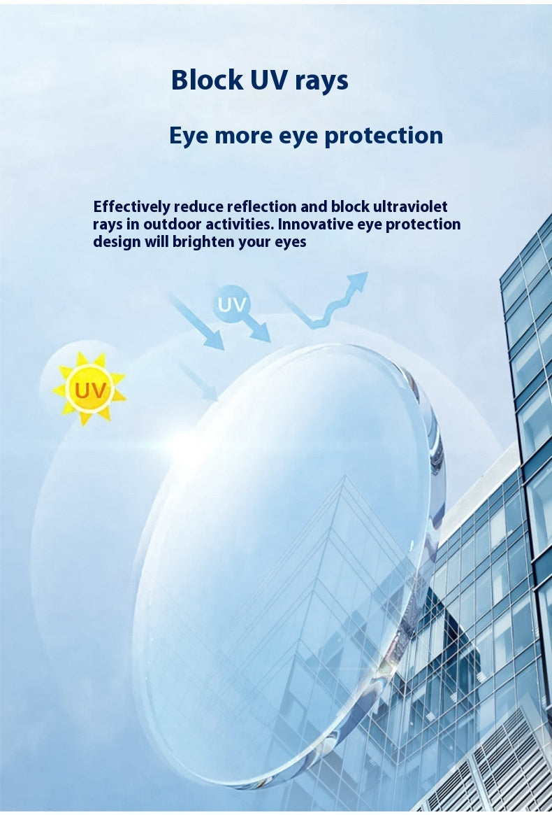 Mens Square Sunglasses UV400 Protection Fashion Toad Glasses Full Frame PC Lens Retro Eyewear Driving Outdoor Versatile