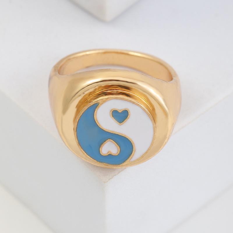 Womens Adjustable Alloy Rings With Drop Design Fashionable Daisy Tulip Gossip And Love Trendy Blogger Inspired