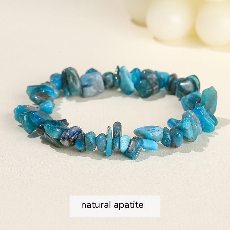 Handmade Natural Crystal Gravel Bracelet Agate Aventurine Irregular Chips Bracelet Women Unique Jewelry Gifts