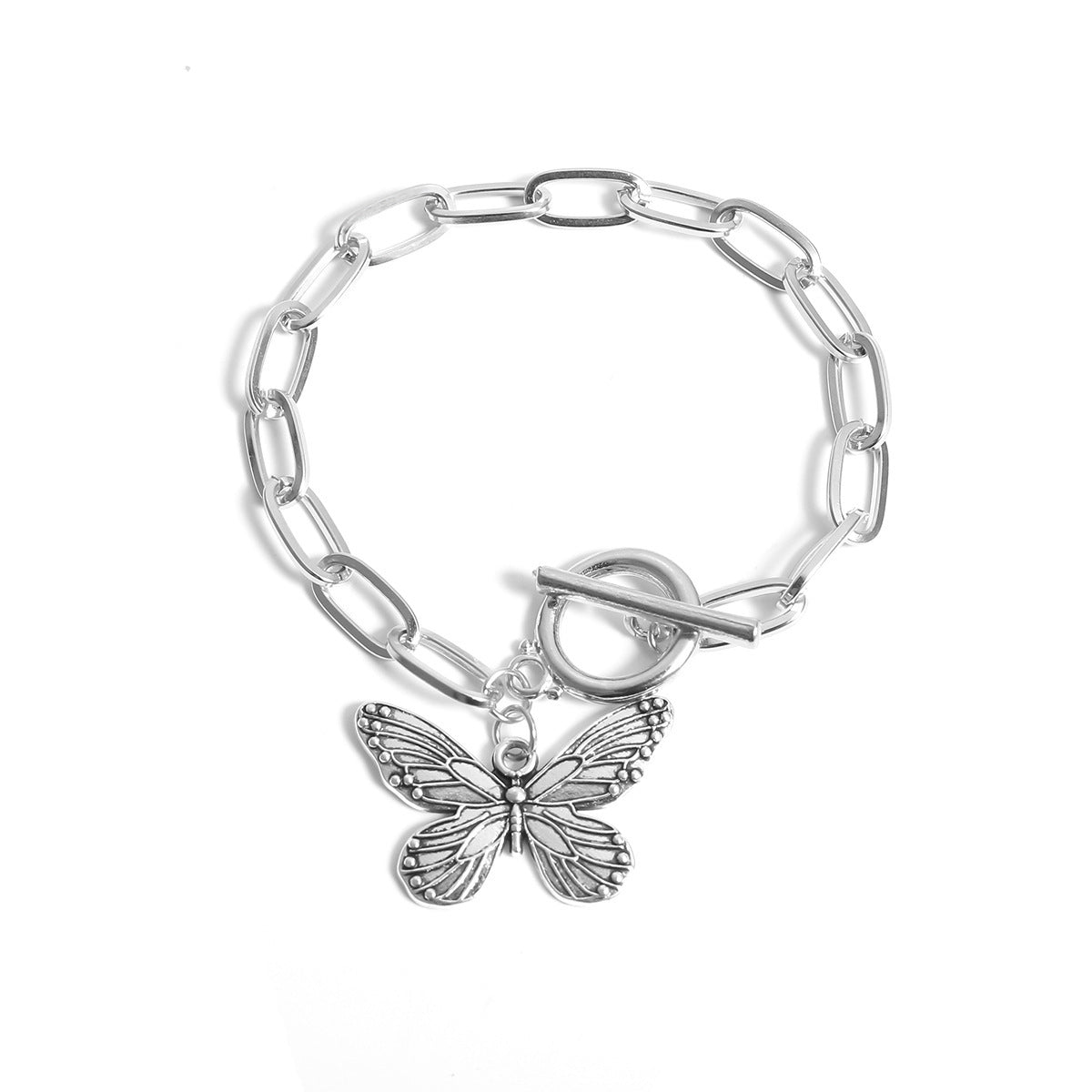 Womens Butterfly Bracelet Alloy Bangle Electroplated European Fashion Jewelry Simple Elegant Charm Gift Europe