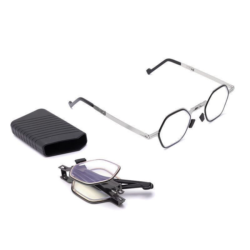 Reading Glasses For Men And Women With Anti Blue Light Resin Lens And Durable Stainless Steel Frame Plus A Protective