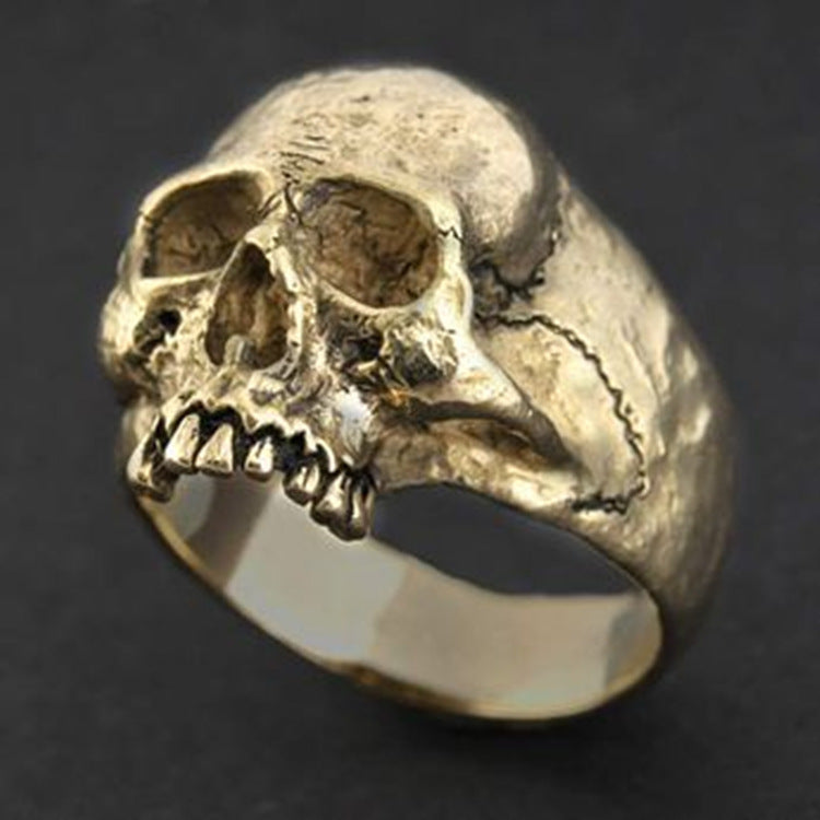 Mens Alloy Geometric Skull Ring European American Goth Punk Rock Jewelry Accessory Electroplated Scorpion Goth
