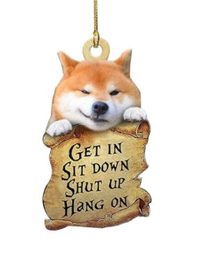 Cute Cartoon Animal Car Hanging Ornament Acrylic Decorative Pendant For Cars Decor Birthday Festival Occasions