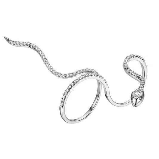 Elegant Adjustable Crystal Ring For Women Copper Jewelry Korean Style Zodiac Animal Theme Gift Birthday Gift Idea