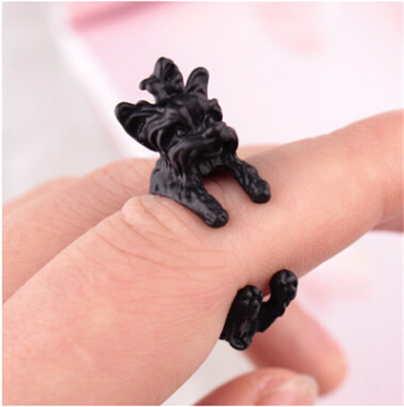 Womens Animal Rings Fashion Alloy Electroplate Adjustable Rings Trendy Finger Rings For Women And Girls Lovely