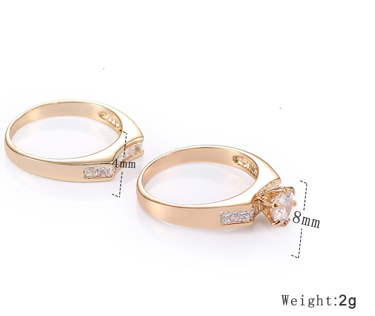 Unisex Titanium Steel Ring Geometric Design Diamond Studded Ring Fashion Jewelry Band Ring Set Simple Ring for Men and Women Couple Rings Two Pieces