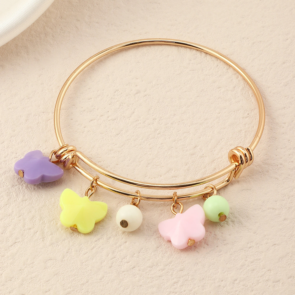 Womens Resin Bracelet Set Irregular Electroplated Metal Design Fashion Bangle And European American Bangle Sets