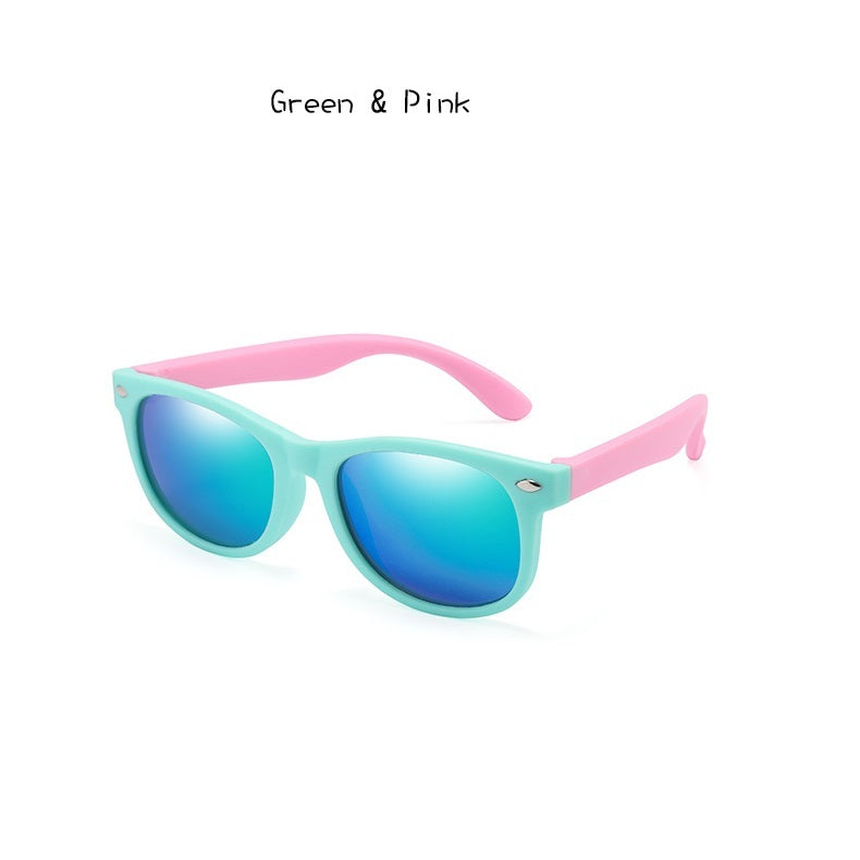 Kids Polarized Sunglasses Resin Lens Eye Protection For Outdoor Activities Fashion Frames Light Durable Secure