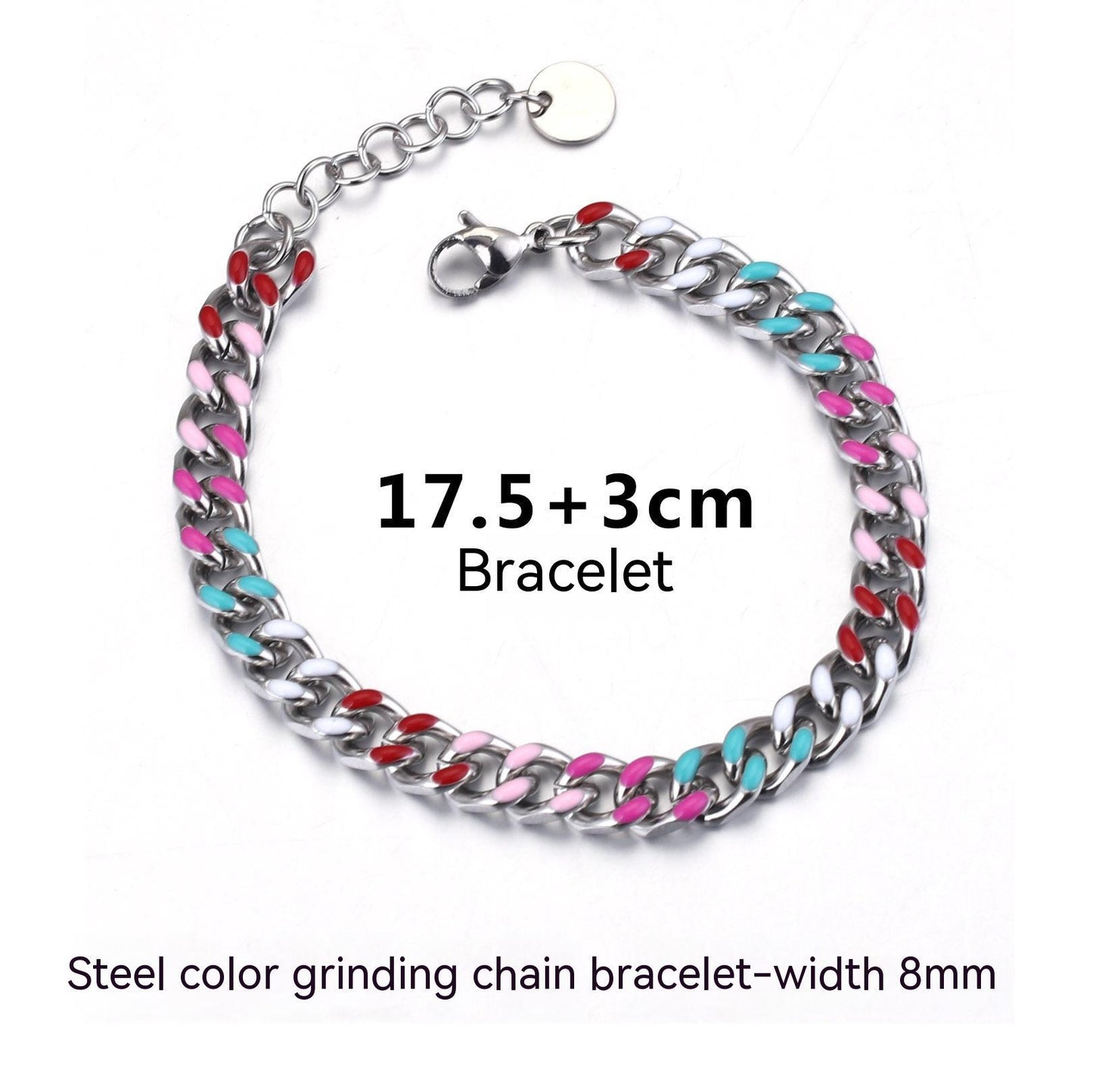 Stainless Steel Cuban Link Chain Necklace Or Bracelet Polished Grinding Chain Jewelry Gold 6mm 8mm 10mm All Sizes